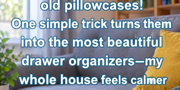 Forgotten Pillowcase Hack Helps Organize Drawers and Reduce Household Waste