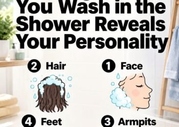 The First Body Part You Wash in the Shower Reveals Your Personality