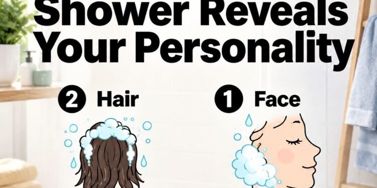 The First Body Part You Wash in the Shower Reveals Your Personality