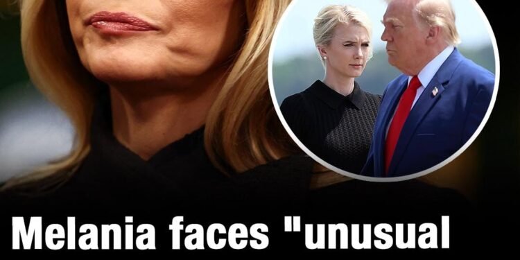 Melania faces “unusual burden” as Donald Trump and Natalie Harp drama unfolds