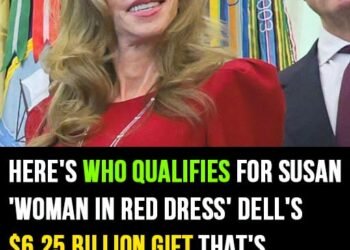 Here’s who qualifies for Susan ‘woman in red dress’ Dell’s $6.25 billion gift that’s expected to land in accounts this week